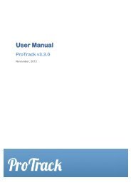 Download User Manual - ProTrack - Home