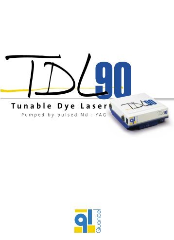 TDL90 Tunable Dye Laser