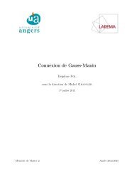 Connexion de Gauss-Manin