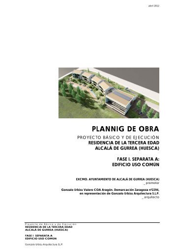 plannig de obra - Ayuntamiento de AlcalÃ¡ de Gurrea Sede ElectrÃ³nica