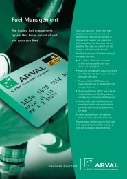 Fuel Management The leading  fuel management system that ... - Arval