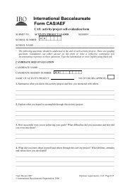 CAS - Self Evaluation Form