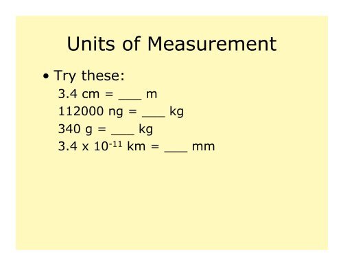 Phys-109 Unit 1 - Concordia University Nebraska