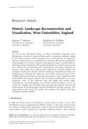 Research Article Historic Landscape Reconstruction and ...