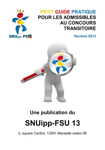 Une publication du SNUipp-FSU 13 - SNUipp 13 Section ...