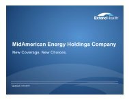 MidAmerican Energy Holdings Company New ... - Extend Health