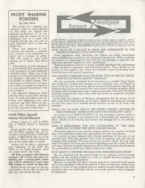 Memorex Intercom Newsletter 1969 June - the Information ...