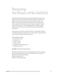 Preparing the Prayer of the Faithful - Saint Mary's Press