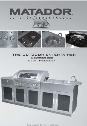 OUTDOOR ENTERTAINER - Matador BBQs