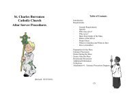 Procedures for Altar Servers (030713).pdf - St. Charles Borromeo ...