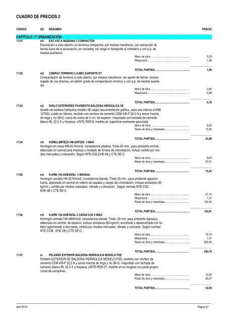 presupuesto: descompuestos - Ayuntamiento de AlcalÃ¡ de Gurrea ...