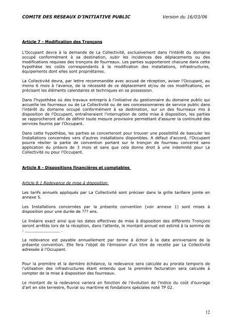 Travaux du groupe de travail "Zones d'activitÃ©" Mars 2006 ... - Arcep