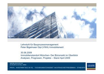 30.06.2009 Immobilienstandort München - Lehrstuhl für ...