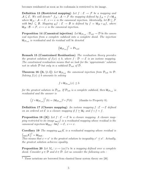 Interval Analysis and Dioid : Application to Robust ... - ResearchGate