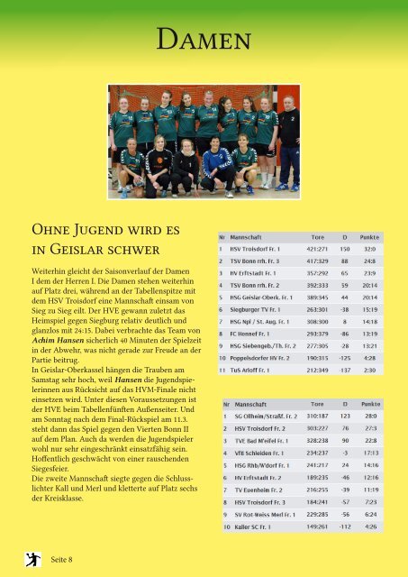 HVE-Newsletter 03/2012 - HV Erftstadt