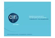 Recrutement & suivi des CDD - CNRS