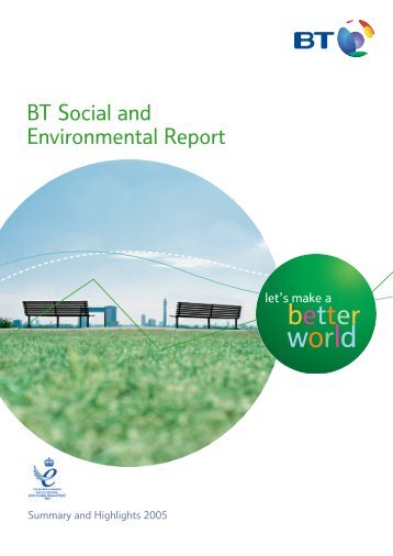 social environmental report social environmental report
