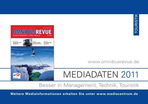MEDIADATEN 2011 - Mediadaten - Springer Fachmedien München