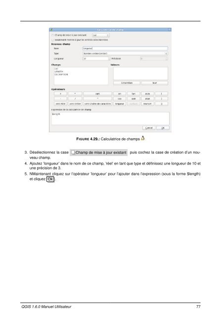 Manuel Utilisateur de QGIS 1.6 - Free