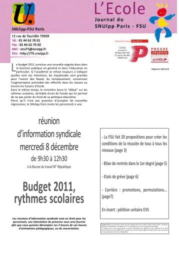 Mise en page 1 - SNUipp-FSU Paris