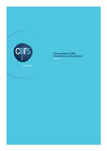 Le cahier des normes graphiques - CNRS
