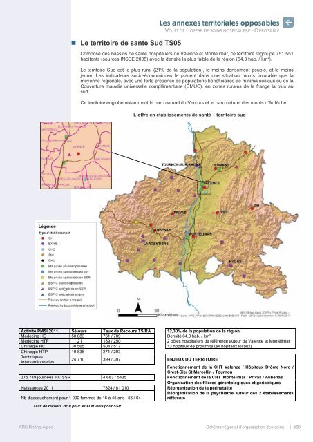 SchÃ©ma rÃ©gional d'organisation des soins - ARS RhÃ´ne-Alpes