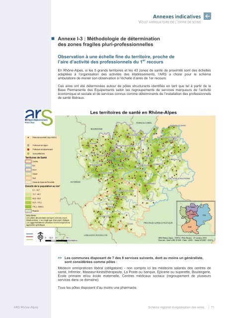 SchÃ©ma rÃ©gional d'organisation des soins - ARS RhÃ´ne-Alpes