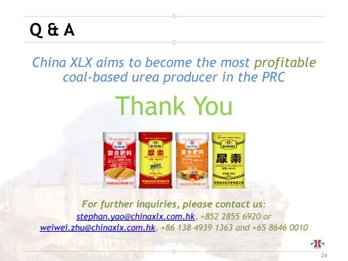 PDF, 1656.20K - China XLX Fertiliser Ltd