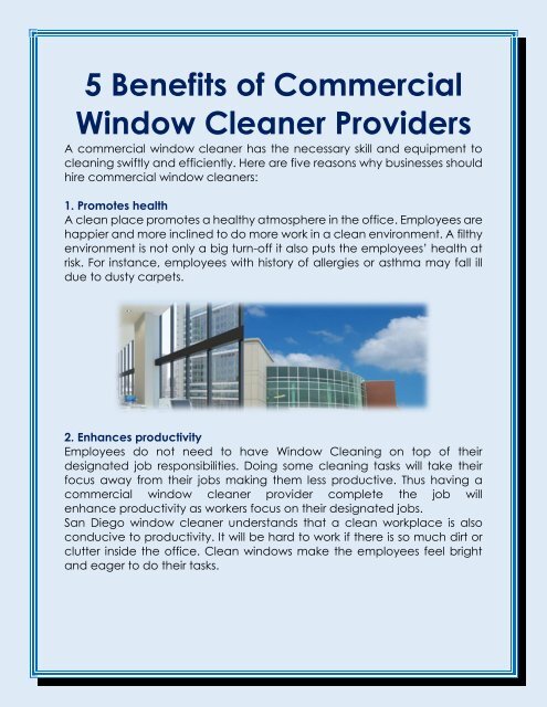 Window Cleaning