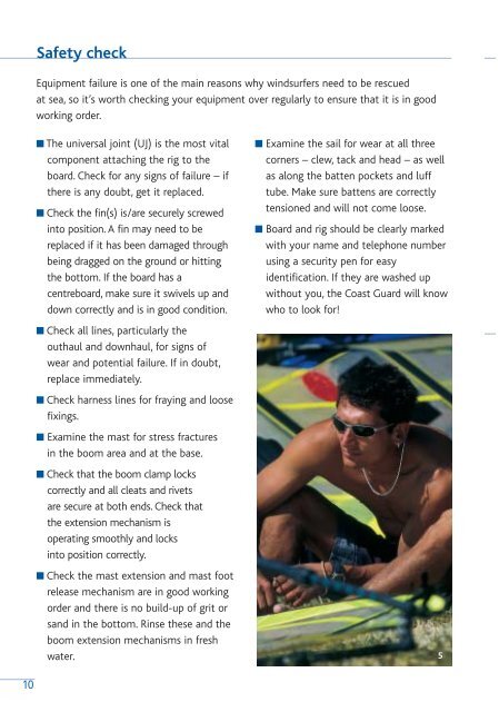 Download our Windsurfing Booklet in PDF Format - Safety On The ...