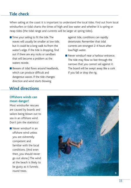 Download our Windsurfing Booklet in PDF Format - Safety On The ...