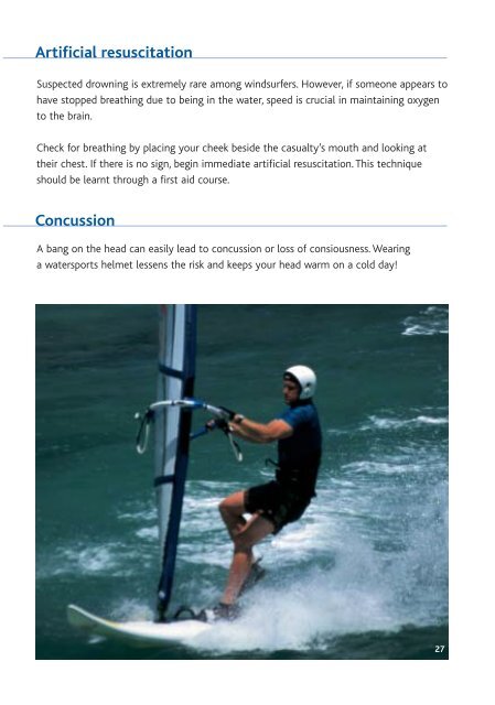 Download our Windsurfing Booklet in PDF Format - Safety On The ...