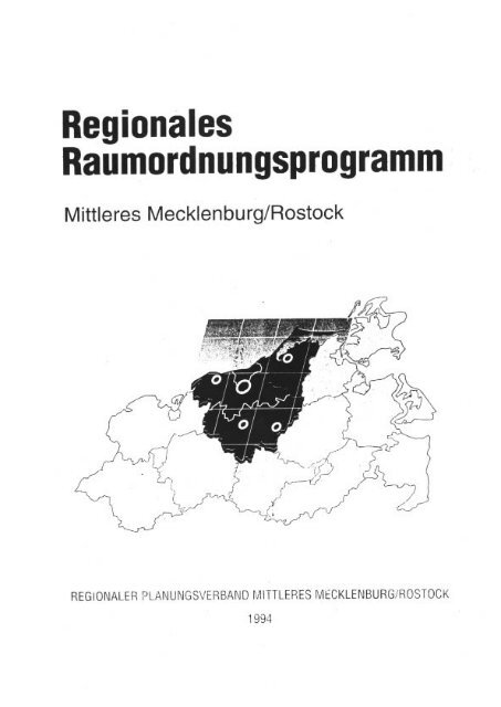 Regionales Raumordnungsprogramm Mittleres Mecklenburg/Rostock