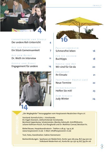 Ausgabe 01-2008, Informationsbrief fÃ¼r Mitglieder, Freunde und ...