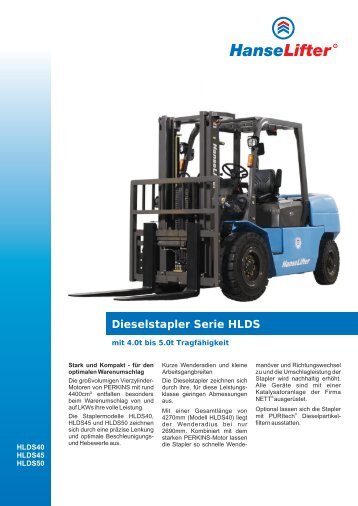 Dieselstapler Serie HLDS - HanseLifter