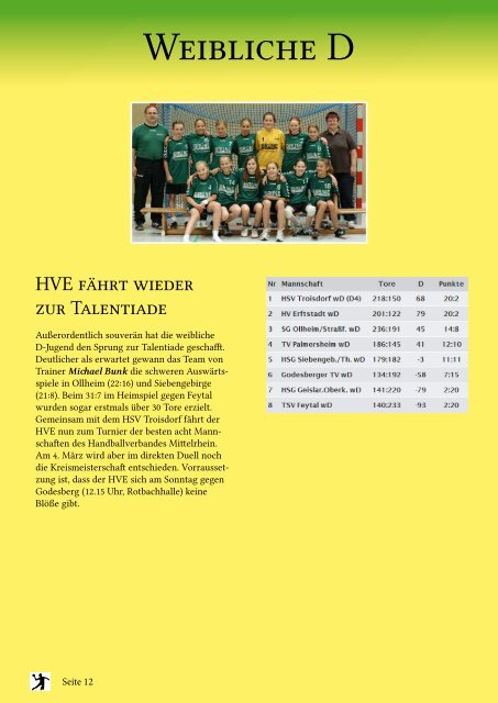 HVE-Newsletter 02/2012 - HV Erftstadt