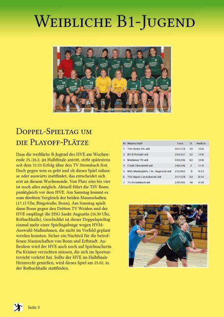 HVE-Newsletter 02/2012 - HV Erftstadt