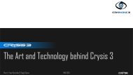 The Art and Technology behind Crysis 3 PDF - Crytek