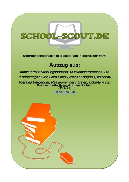 Quelleninterpretation: Die "Erinnerungen" von Gerd ... - School-Scout