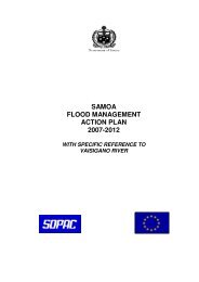 SAMOA FLOOD MANAGEMENT ACTION PLAN 2007-2012 - Pacific ...