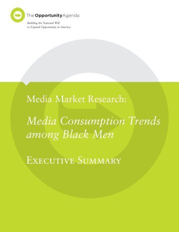 Media Consumption Trends among Black Men - The Opportunity ...