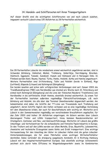 Lübeck: Ostseehandel und Handelsrouten - Von der Hanse bis
