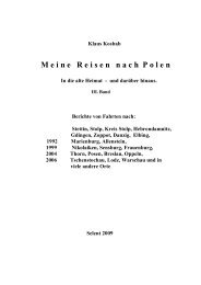 Meine Reisen nach Polen - bei Renate und Rolf Ettelt