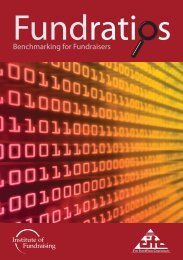 Read the Fundratios brochure - Institute of Fundraising