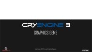 CryENGINE 3 Graphics Gems - Crytek