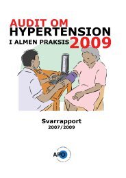 Hypertension i almen praksis - APO Danmark