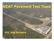 NCAT Pavement Test Track - pavetrack