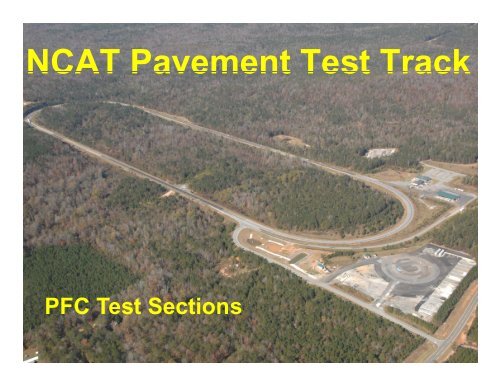 NCAT Pavement Test Track - pavetrack