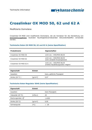 Crosslinker OX MOD 50 62 62 A - DE v01 - Hanse Chemie