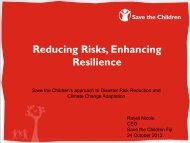 Session 14 - NGO Presentation - Save the Children - Pacific ...